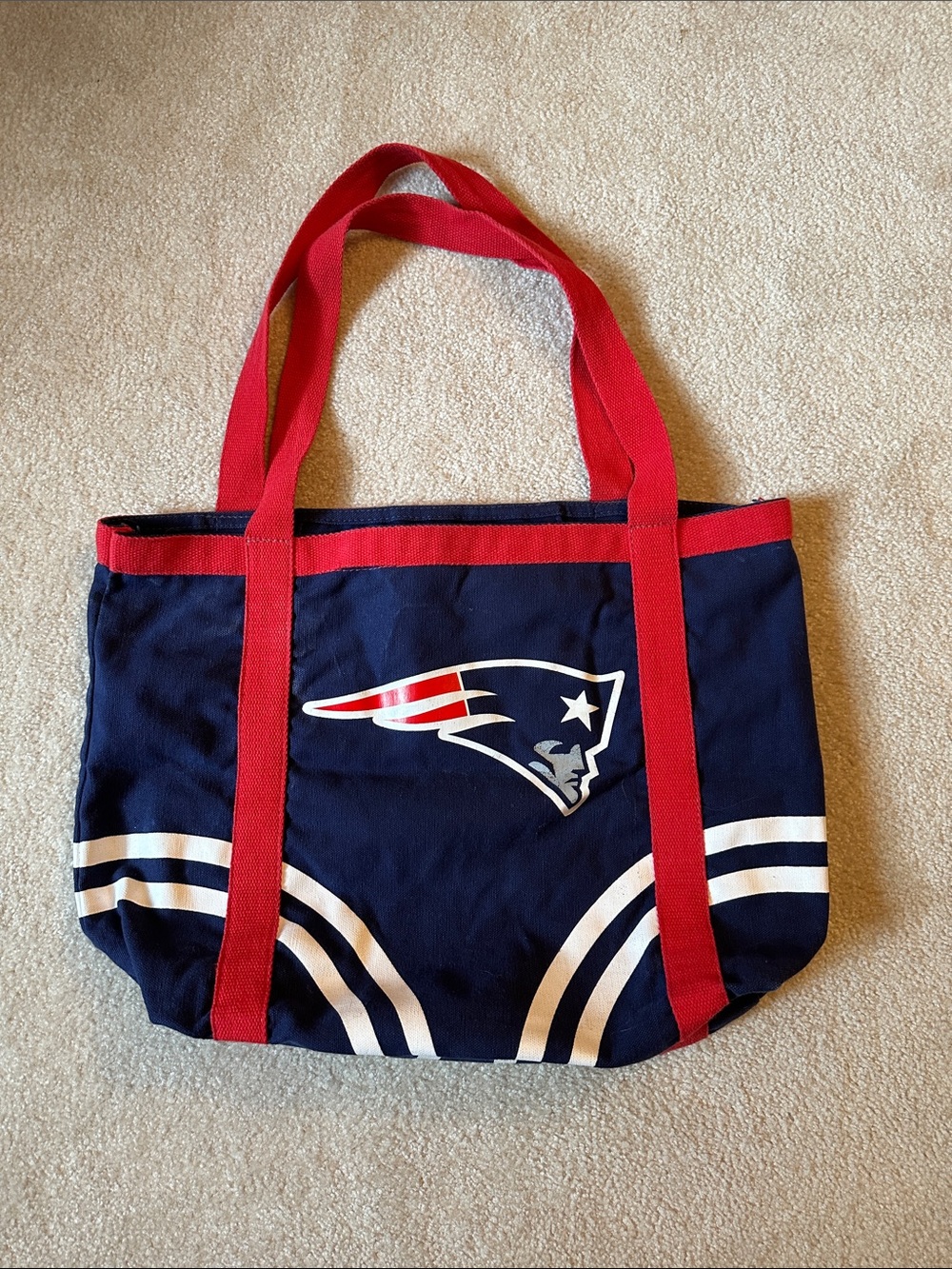 New England Patriots Canvas Tote